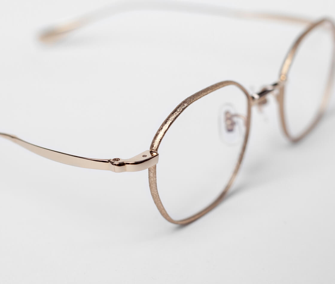 ツネア ダブルヒル用フレーム 辻眼鏡 国松謹製 オクタゴンフレーム チタン 多角形 TJ-003 日本製