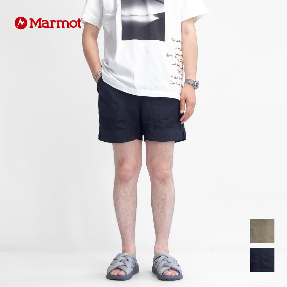 Marmot マーモット タスランナイロン 水陸両用ショートパンツ 水着 Mt.Submersible Shorts メンズ
