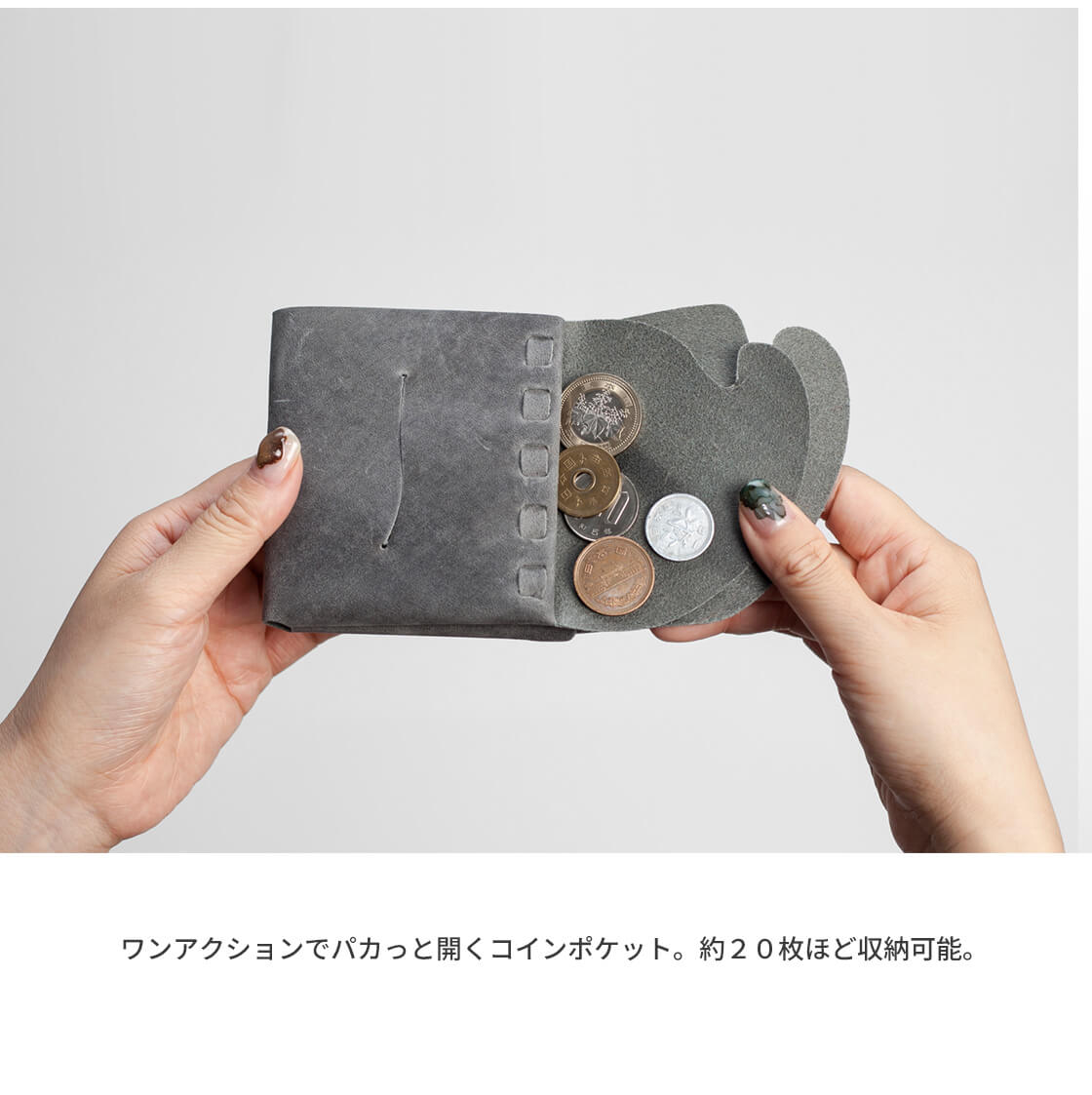 存在感◎煙が美味しくなるオイルヌメ革三つ折りシャグポーチ 存在感◎煙が美味しくなるオイルヌメ革三つ折りシャグポーチ