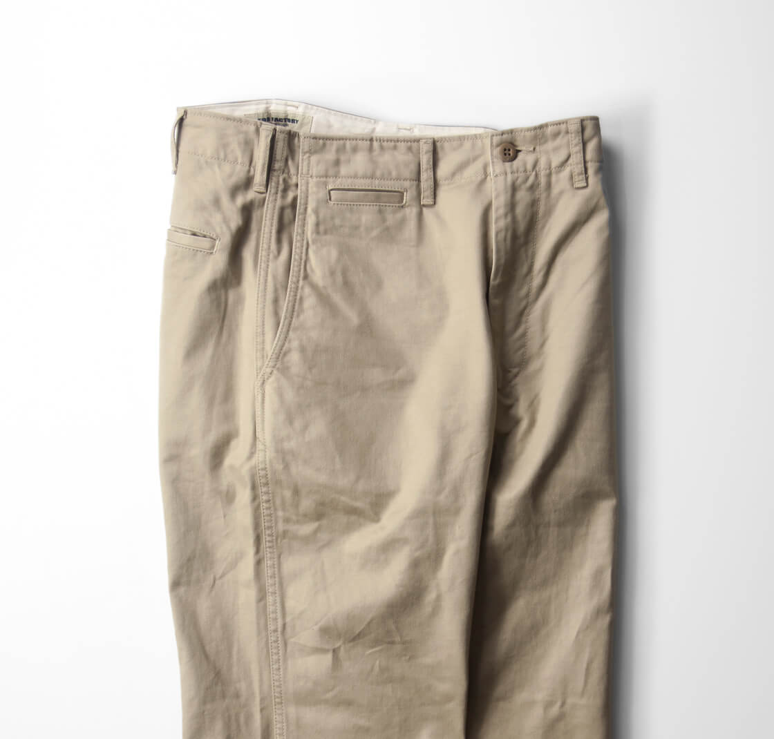 FOB FACTORY FOBファクトリー ビッグ チノパンツ ワイドストレート f0546 日本製 メンズ
