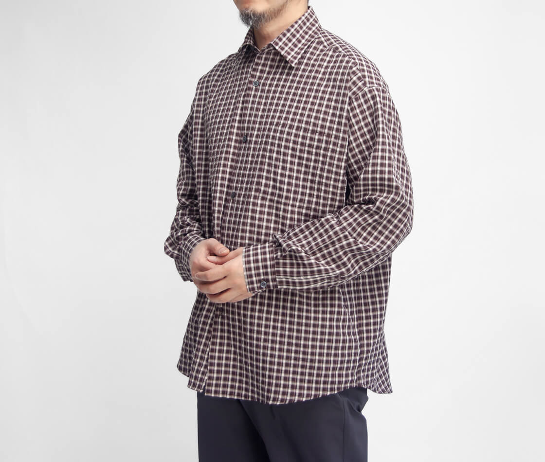 スリクソンレクサス チェック柄シャツLサイズ SRIXON レクサス