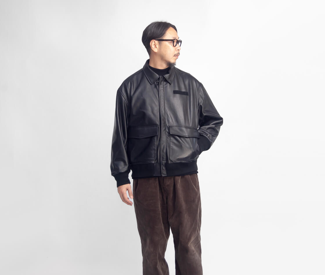 CALIFORNIA SPORTSWEAR カリフォルニアスポーツウェア A-2 ラムレザー