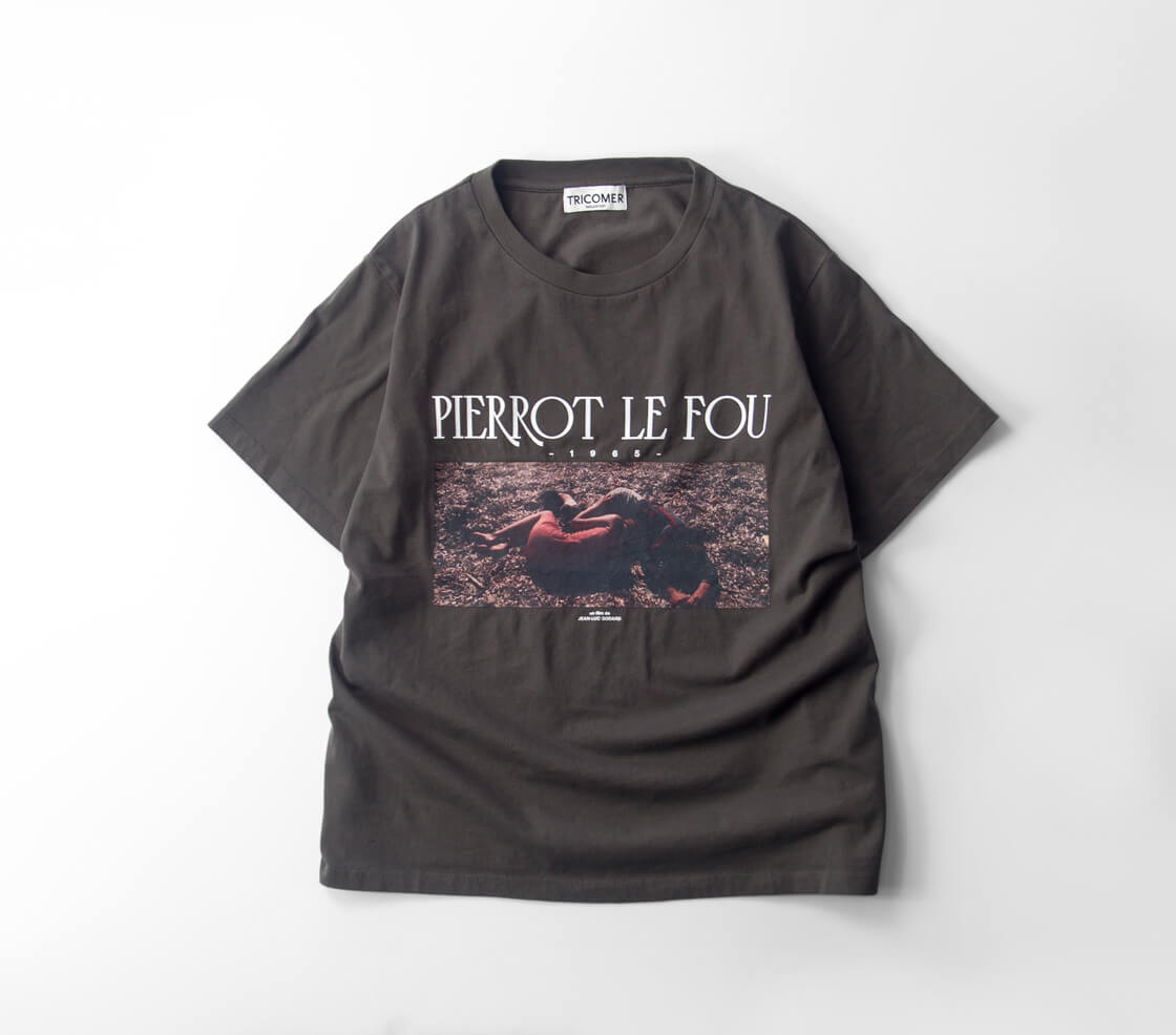 TRICOMER トリコメル JEAN LUC GODARD ロゴ プリントTシャツ レディース
