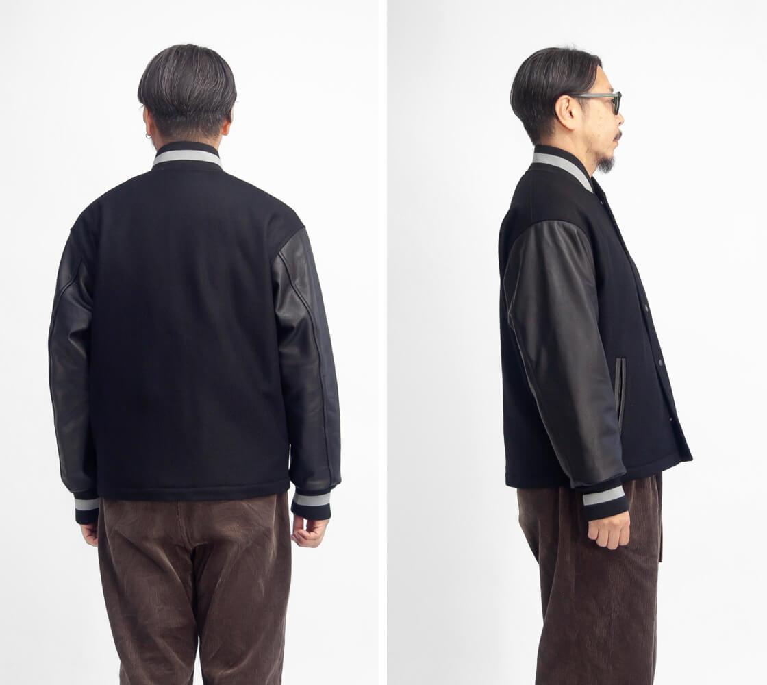 BUTWIN バトウィン MARC ARROWS別注 ウール＆袖レザー アワード