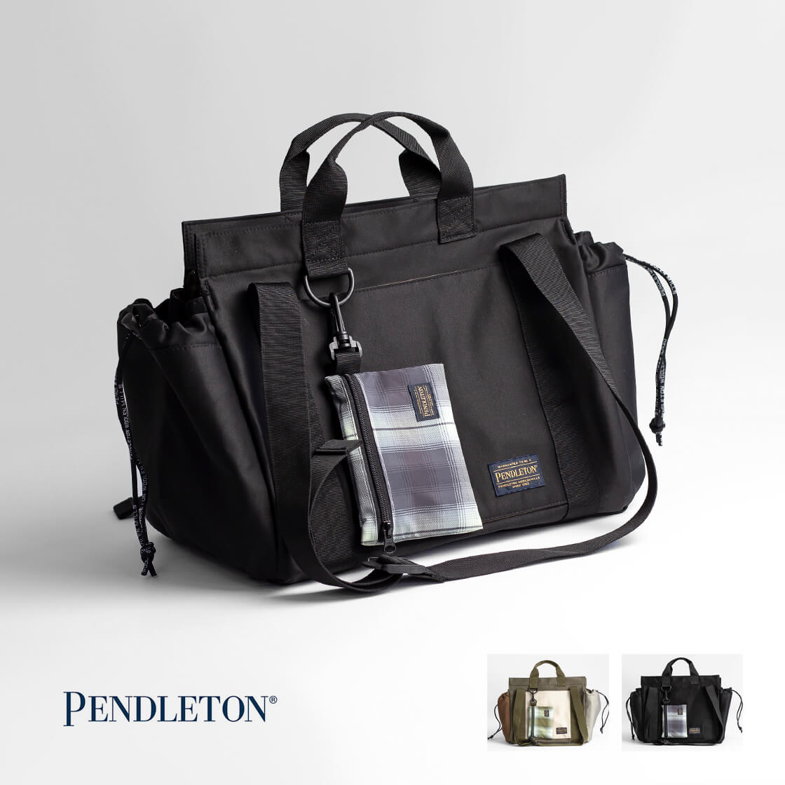 PENDLETON ペンドルトン INABA MARIE イナバマリエ コラボ マザーズバッグ トートバッグ ショルダーバッグ