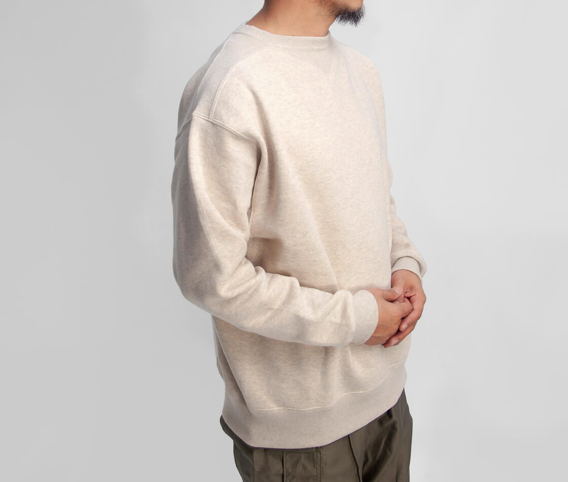 A.G.SPALDING＆BROS A.G.スポルディング＆ブロス 吊り編み裏起毛スウェット フットボールシャツ 日本製