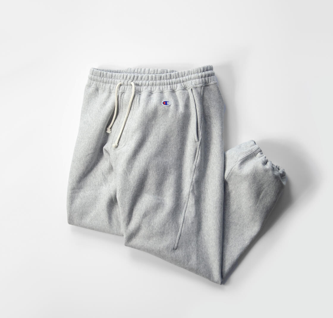 Champion チャンピオン リバースウィーブ 裏起毛 裾ドローコード カーブド スウェットパンツ メンズ