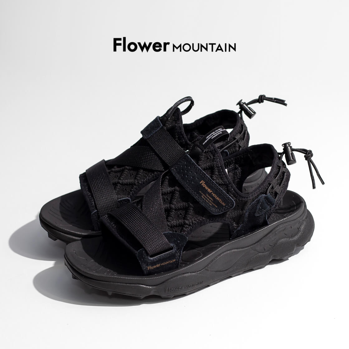Flower MOUNTAIN フラワーマウンテン NAZCA ナスカ サンダル DIAMOND BLACK FM30087 メンズ