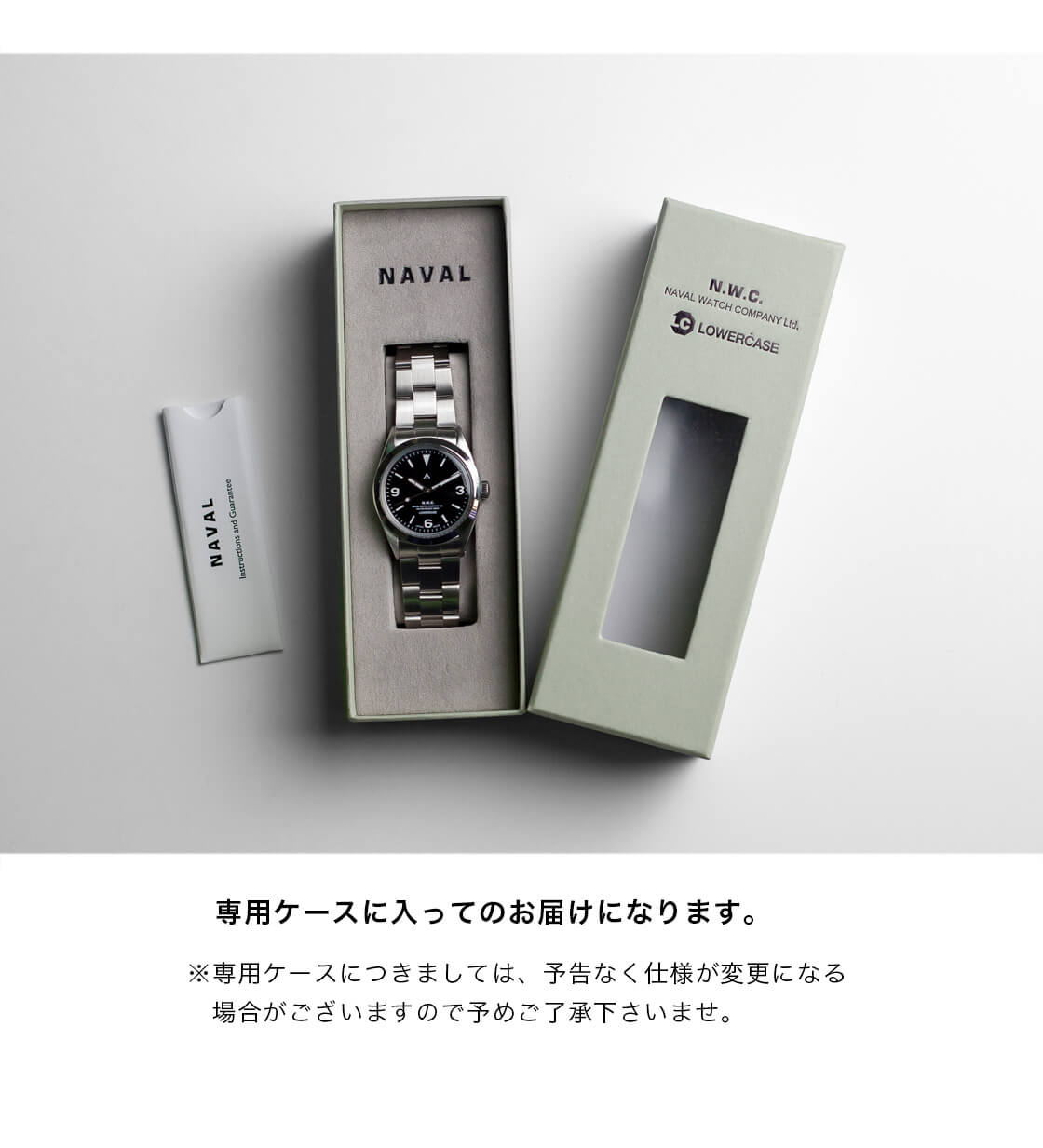 NAVAL WATCH Produced by LOWERCASE ナバルウォッチ FRXF001 FRXF003 3