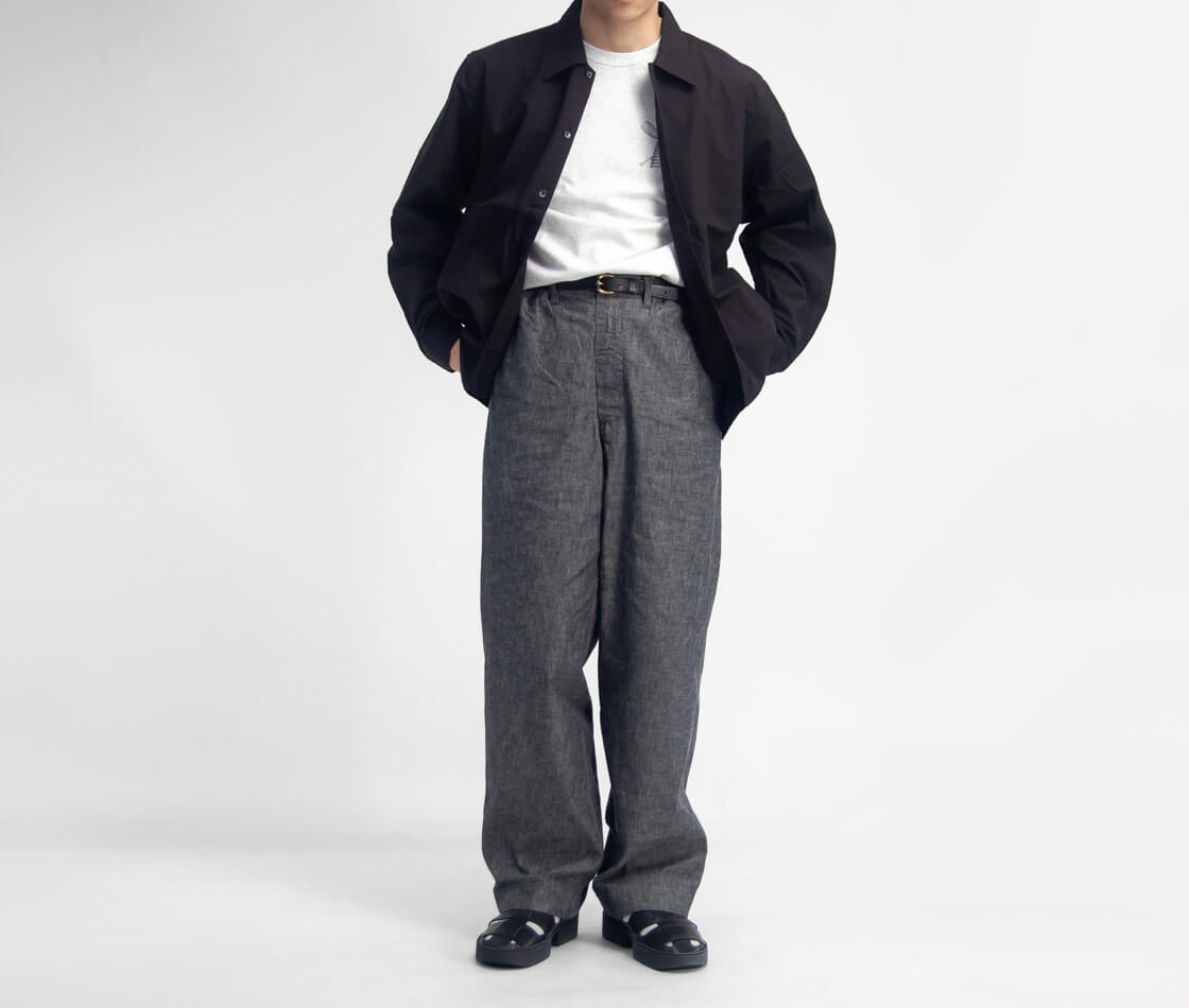 BRENA ブレナ ヴィンテージフレンチシャンブレー コックパンツ 日本製