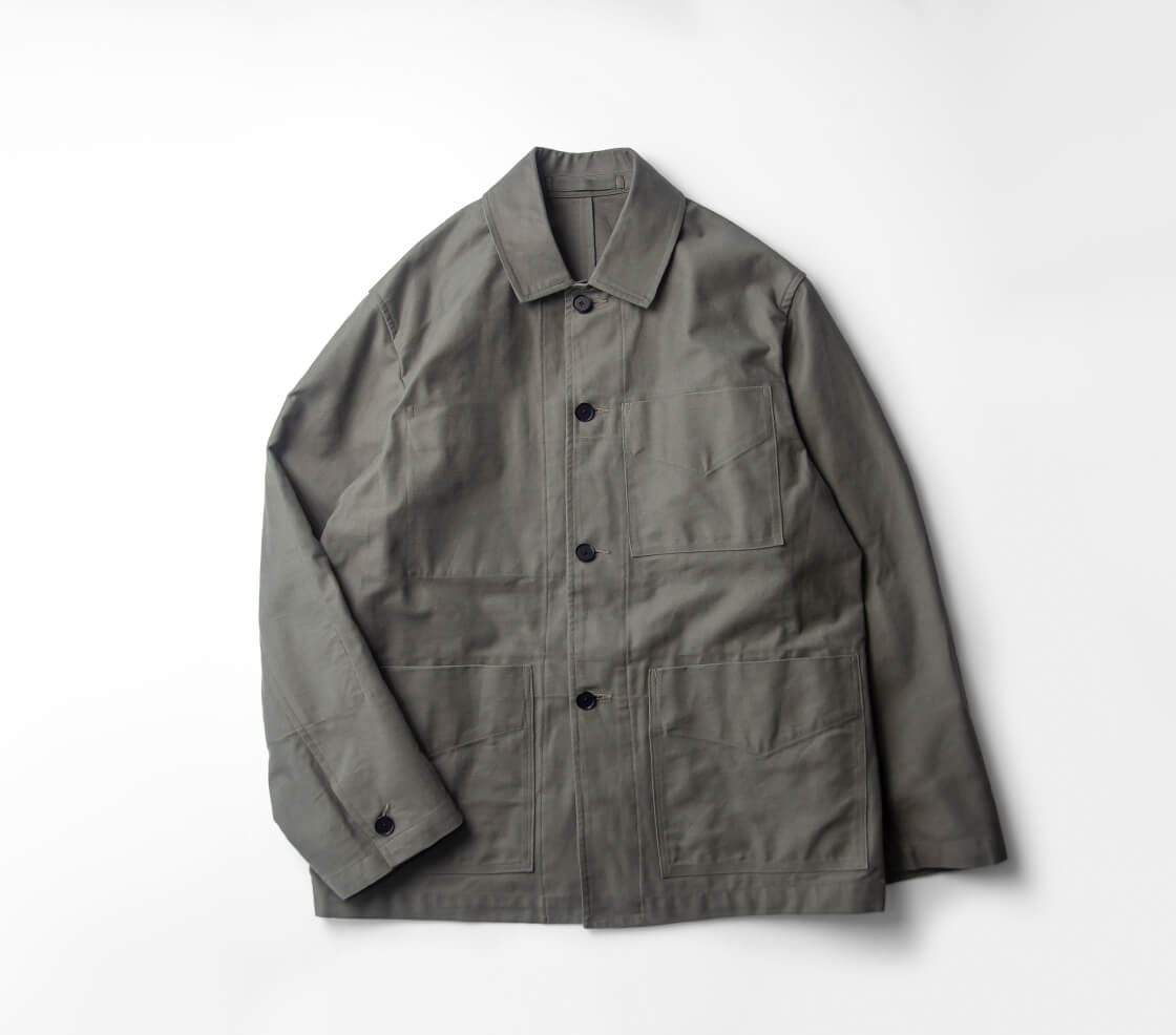 BRENA ブレナ パウダースノーバックサテン カバーオール ENVE 丸縫い 日本製 メンズ